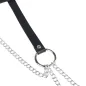 Preview: Black Leather Ring Chain Belt Os – Subblime