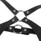 Preview: Ganzkörperharness Mit Lederschnallen Schwarz – Subblime
