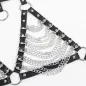 Preview: Harness Bra and Necklace with Chains – Subblime