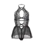 Preview: Teddy Neckholder Bareback Lace Black L/XL – Subblime