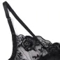 Preview: 3-piece set with floral print, black, S/M – Subblime