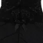 Preview: Babydoll Tulle Fabric with Lace and Floral Detail Black L/XL – Subblime