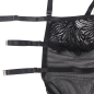 Preview: Babydoll Mit Verstellbaren Spitzenträgern Schwarz S/M | Subblime