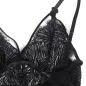 Preview: Babydoll Mit Verstellbaren Spitzenträgern Schwarz S/M – Subblime