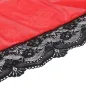 Preview: Transparent Fabric Coat With Lace Detail Red L/Xl – Sublime