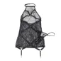 Preview: Transparentes Neckholder Kleid Schwarz L/Xl – Subblime
