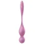 Preview: Love Birds Vibrating Ball Balls Pink – Satisfyer