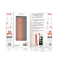 Preview: ONINDER - GROSSER BOGOTÃ-VIBRATORDILDO, 9 GESCHWINDIGKEITEN, NATÃRLICH, 22 CM -O- 4,5 CM - KOSTENLOSE APP