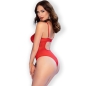 Preview: Cr 4689 Bodysuit Ouvert Oberteil Rot L | Chilirose