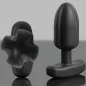 Preview: Tartarus Anal Plug Quadripolar Black – Electrastim