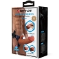 Preview: Marion Harness Universal Slip Mit Vibrationsdildo 19cm Braun | Pretty Love
