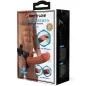 Preview: Marion Harness Universal Slip With Vibrating Dildo 19cm Brown – Pretty Love