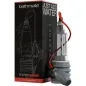 Preview: Verpackung und Produkt einer Bathmate HydroXtreme Penispumpe mit rotem Schlauch und grauem Griff.