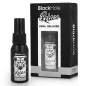 Preview: Schwarze Flasche und Verpackung von BlackHole Relax Anal Relaxer, 30 ml, mit Löwenmotiv.