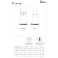 Preview: Zerunam Set Babydoll + Schwarzer Tanga | Livco Corsetti Fashion