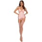 Preview: Persinne Peach Set Korset + Höschen + Strümpfe | Livco Corsetti Fashion