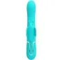Preview: Rabbit vibrator 4 in 1 butterfly aqua green | Pretty Love