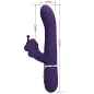 Preview: Kaninchenvibrator 4 In 1 Schmetterling Lila | Pretty Love