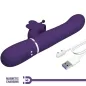 Preview: Kaninchenvibrator 4 In 1 Schmetterling Lila | Pretty Love