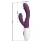 Preview: Butterfly Kiss Rabbit Vibrator & G-Spot Stimulator Lila | Pretty Love