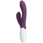 Preview: Butterfly Kiss Rabbit Vibrator & G-Spot Stimulator Lila | Pretty Love