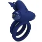 Preview: Jamele Double Ring with Vibration & Butterfly Blue – Pretty Love