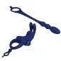 Preview: Ayad Rabbit Vibrator Ring with Plug, Blue – Pretty Love