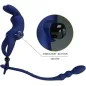 Preview: Ayad Rabbit Vibrator Ring with Plug, Blue – Pretty Love
