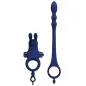 Preview: Ayad Rabbit Vibrator Ring with Plug, Blue – Pretty Love