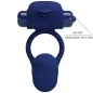 Preview: Ajmal Vibrating Ring with Plug, Blue – Pretty Love