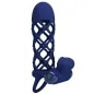 Preview: Giann Vibratorring Mit Silikonhülle Blau – Pretty Love