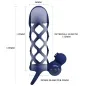 Preview: Giann Vibratorring Mit Silikonhülle Blau – Pretty Love