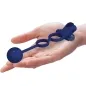 Preview: Remington Doppelvibrationsring Mit Stecker Blau – Pretty Love