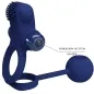 Preview: Remington Doppelvibrationsring Mit Stecker Blau – Pretty Love