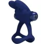 Preview: Francisco Double Vibrating Ring Rabbit Blue – Pretty Love