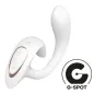 Preview: White G-spot vibrator with controls, next to it a G-spot logo.