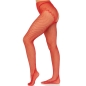 Preview: Netzstrümpfe Mit Schrittfreiem Stiefel Rot | Leg Avenue