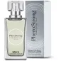Preview: Parfümflasche und Verpackung von PheroStrong, Pheromon-Parfüm für Männer, 50 ml.