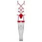 Preview: Thiara Set Body + Stockings Red S/M – Livco Corsetti Fashion