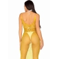 Preview: Langes Netzkleid Gelb OneSize | Leg Avenue