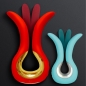 Preview: Maxi Vibrator Mit Zwei Flexiblen Spitzen Koralle | G-Vibe