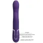 Preview: Zalin Rabbit Vibrator Beads 4 In 1 Purple | Pretty Love