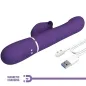 Preview: Zalin Rabbit Vibrator Beads 4 In 1 Purple | Pretty Love