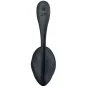 Preview: Ribbed Petal G Point Stimulator Black Free App | Satisfyer