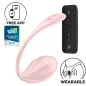 Preview: Portable pink device with remote control, CES 2021 award, free app available.