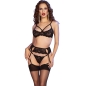 Preview: Cr 4697 4 Tlg. Set Schwarz M | Chilirose