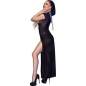 Preview: Cr 4685 Langes Kleid Mit Kapuze Schwarz L | Chilirose