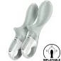 Preview: Two inflatable, grey silicone vibrators with white handles and controls, inflation symbol in the bottom right corner.
