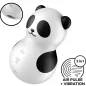 Preview: Panda-shaped device with air pulse and vibration function, 2-in-1 design, close-up of the air outlet.