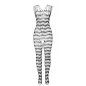 Preview: Mesh Bodystocking Without Crotch with Shoulder Straps Black – Subblime